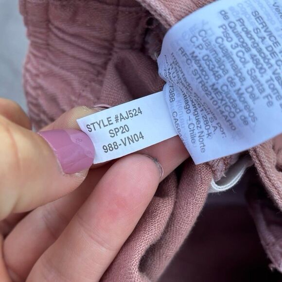 Madewell Women's High Rise Camp Shorts Faded Mauve Size Medium AJ524 - Picture 10 of 10